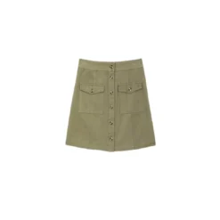 La Petite EtoileJupe courte en twill de coton JORY kaki