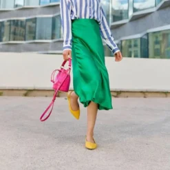 La Petite EtoileJupe JILL verten viscose