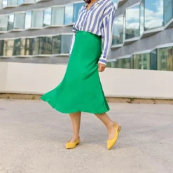La Petite EtoileJupe JILL verten viscose