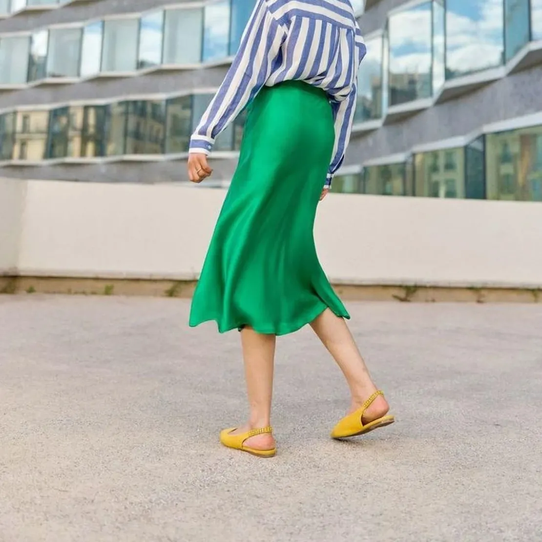 La Petite EtoileJupe JILL verten viscose