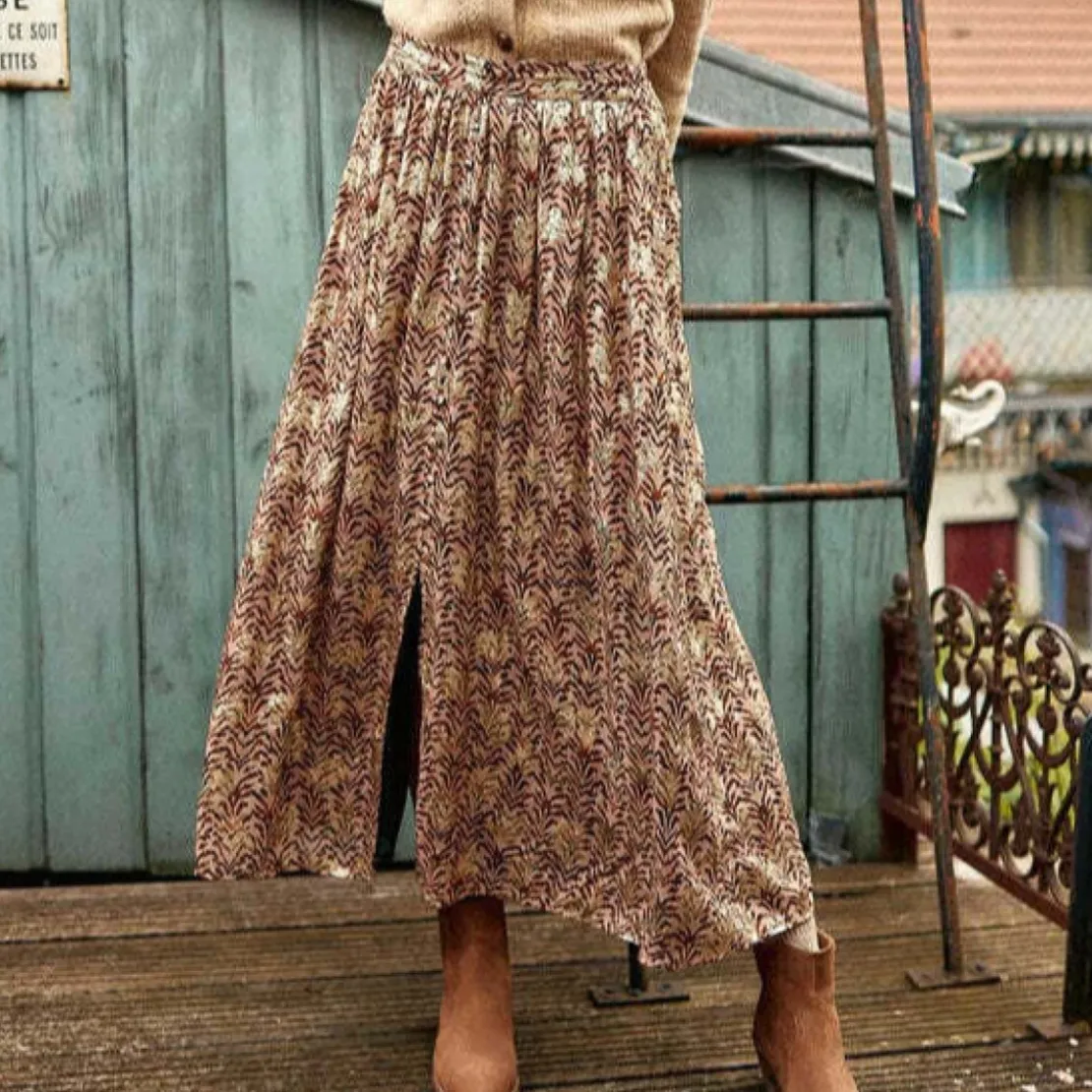 La Petite EtoileJupe JOAN beige en viscose