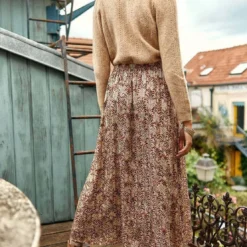 La Petite EtoileJupe JOAN beige en viscose