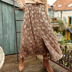 La Petite EtoileJupe JOAN beige en viscose