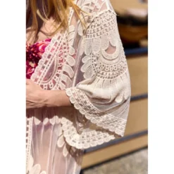 La Petite EtoileKimono VALENE blanc en coton