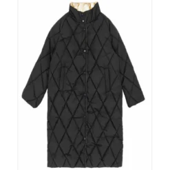 La Petite EtoileManteau NORA noir reversible