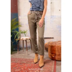 La Petite EtoilePantalon Aaron vert olive