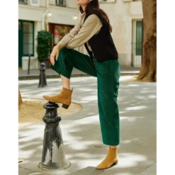 La Petite EtoilePantalon ATLANTA V - Vert en coton
