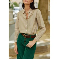 La Petite EtoilePantalon ATLANTA V - Vert en coton