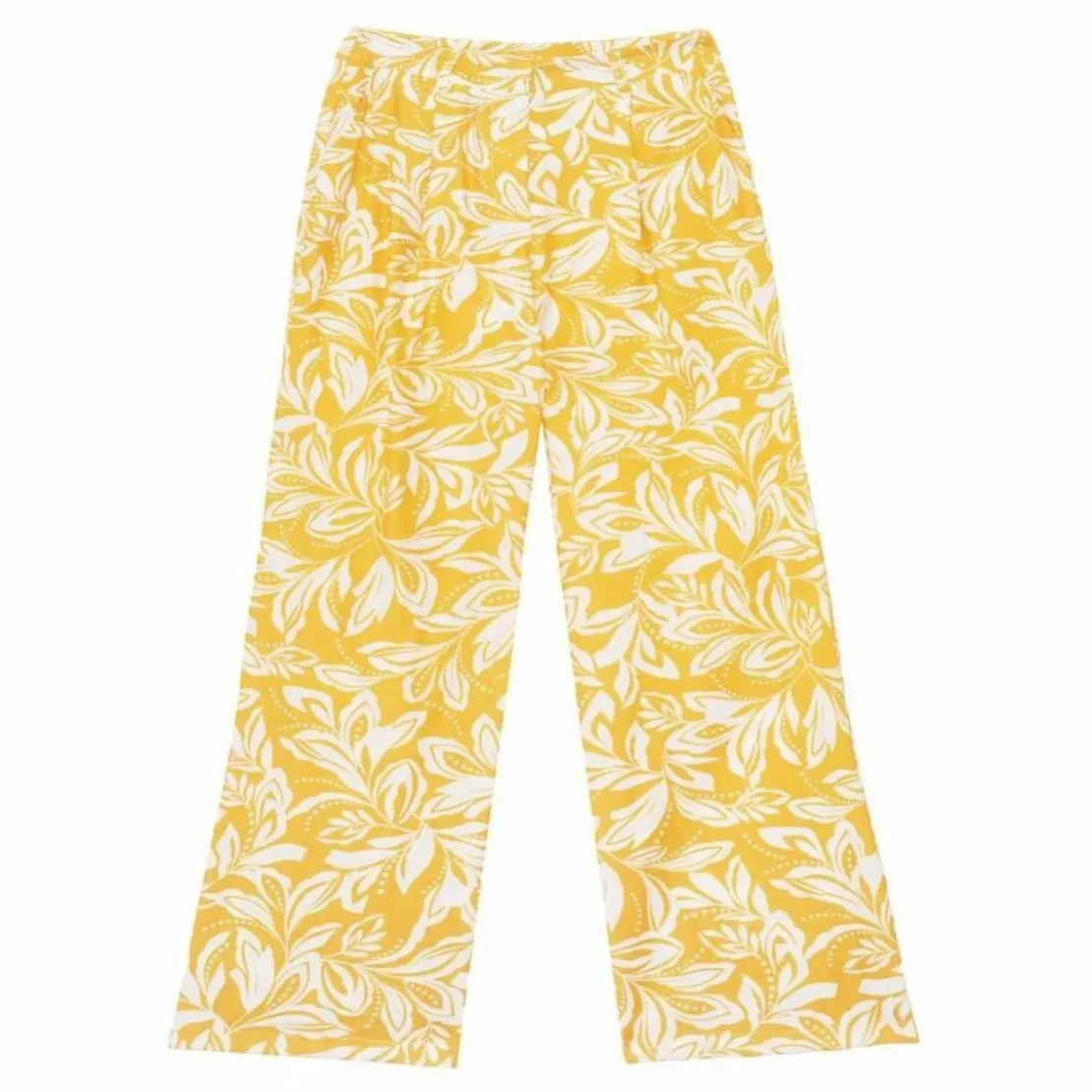 La Petite EtoilePantalon décontracté PAMEA jaune bicolore en viscose