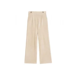 La Petite EtoilePantalon Droit NAVAN beige en coton