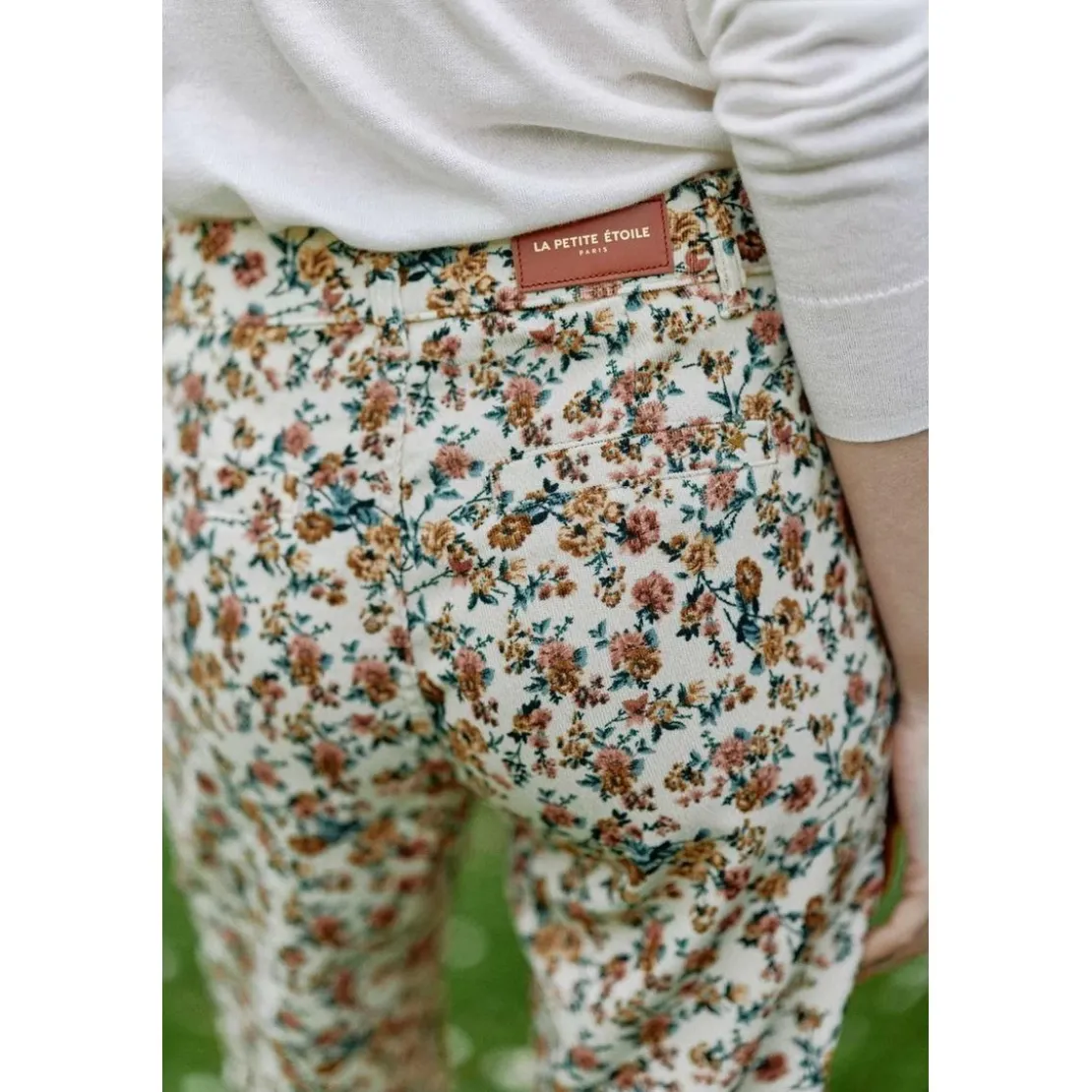 La Petite EtoilePantalon floral SONNY VELOURS multicolore