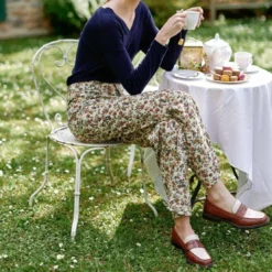 La Petite EtoilePantalon floral SONNY VELOURS multicolore