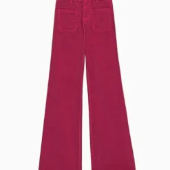 La Petite EtoilePantalon framboise SONNY VELOURS en coton