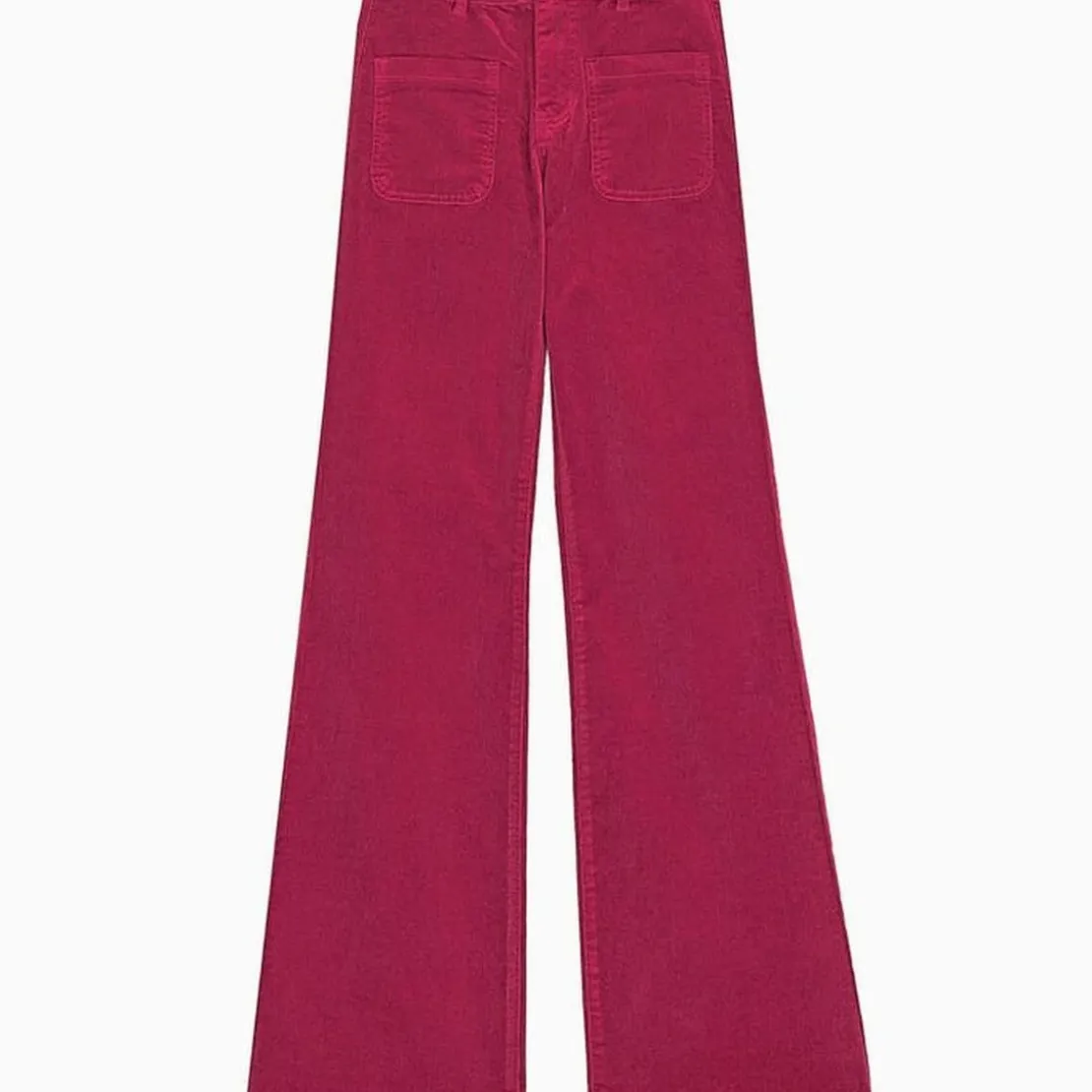 La Petite EtoilePantalon framboise SONNY VELOURS en coton