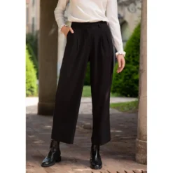 La Petite EtoilePantalon Large Noir MIRAZIO