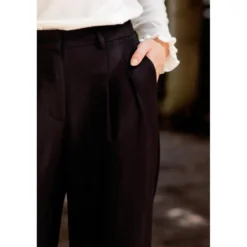 La Petite EtoilePantalon Large Noir MIRAZIO