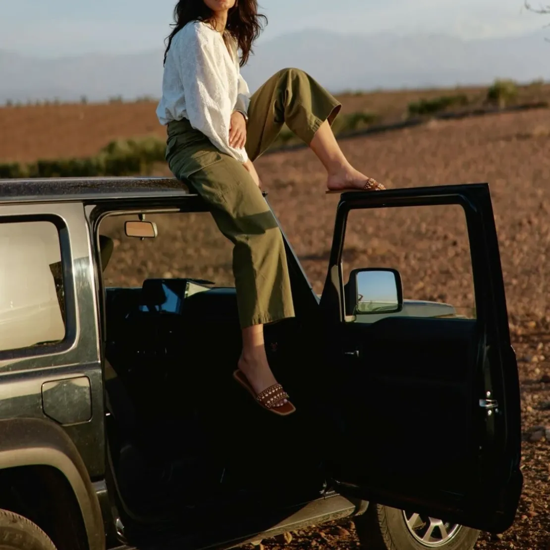 La Petite EtoilePantalon PINA kaki en coton
