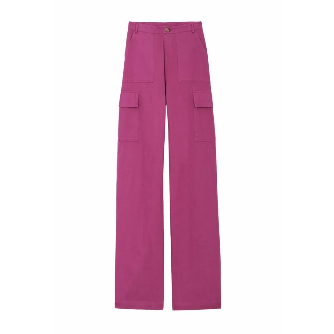 La Petite EtoilePantalon PINA mauve en coton violet