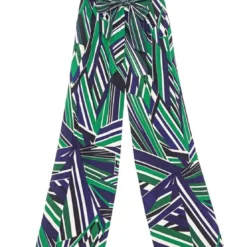 La Petite EtoilePantalon PRISCO raye bleu en viscose