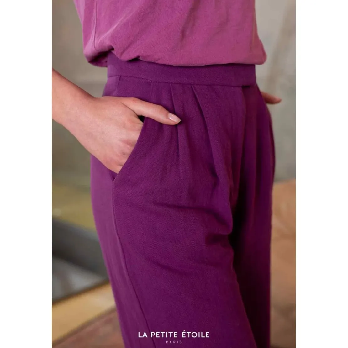 La Petite EtoilePantalon Shiby violet