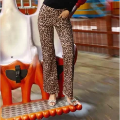 La Petite EtoilePantalon SONNY leopard en coton
