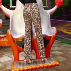 La Petite EtoilePantalon SONNY leopard en coton