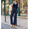 La Petite EtoilePantalon SONNY - Brut bleu en coton