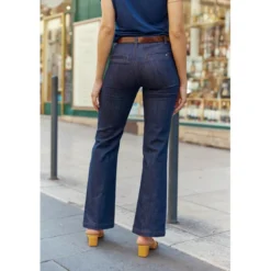 La Petite EtoilePantalon SONNY - Brut bleu en coton