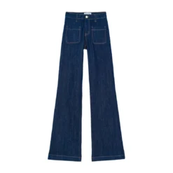 La Petite EtoilePantalon SONNY - Brut bleu en coton
