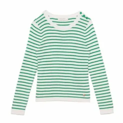 La Petite EtoilePull en coton MOLLY vert