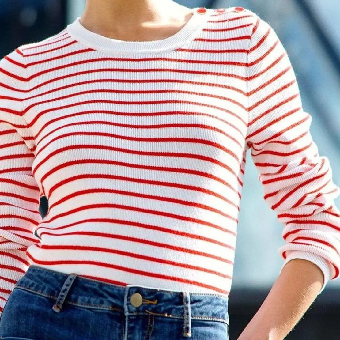 La Petite EtoilePull en coton MOLLY rouge