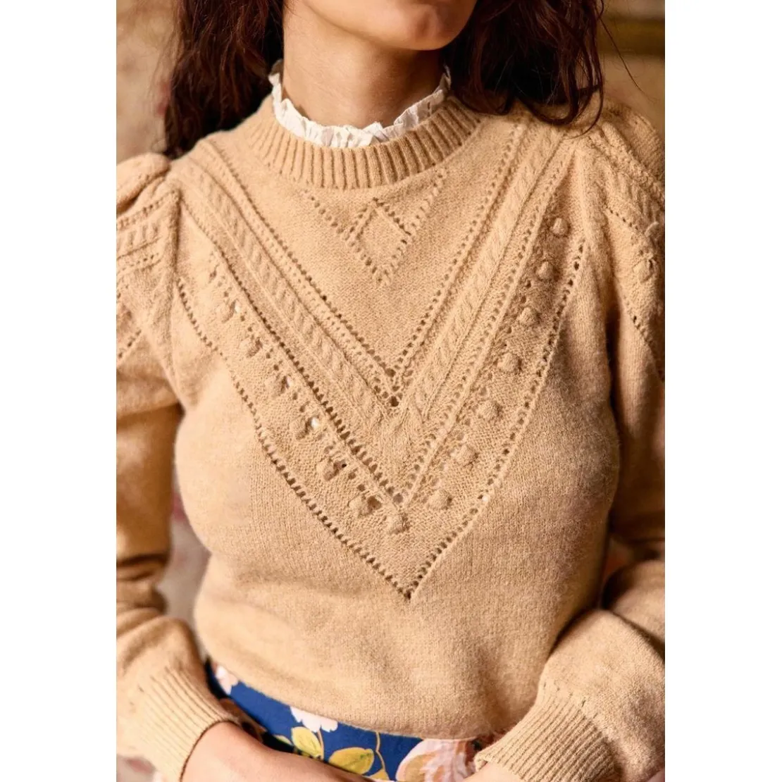 La Petite EtoilePull MARTA beige