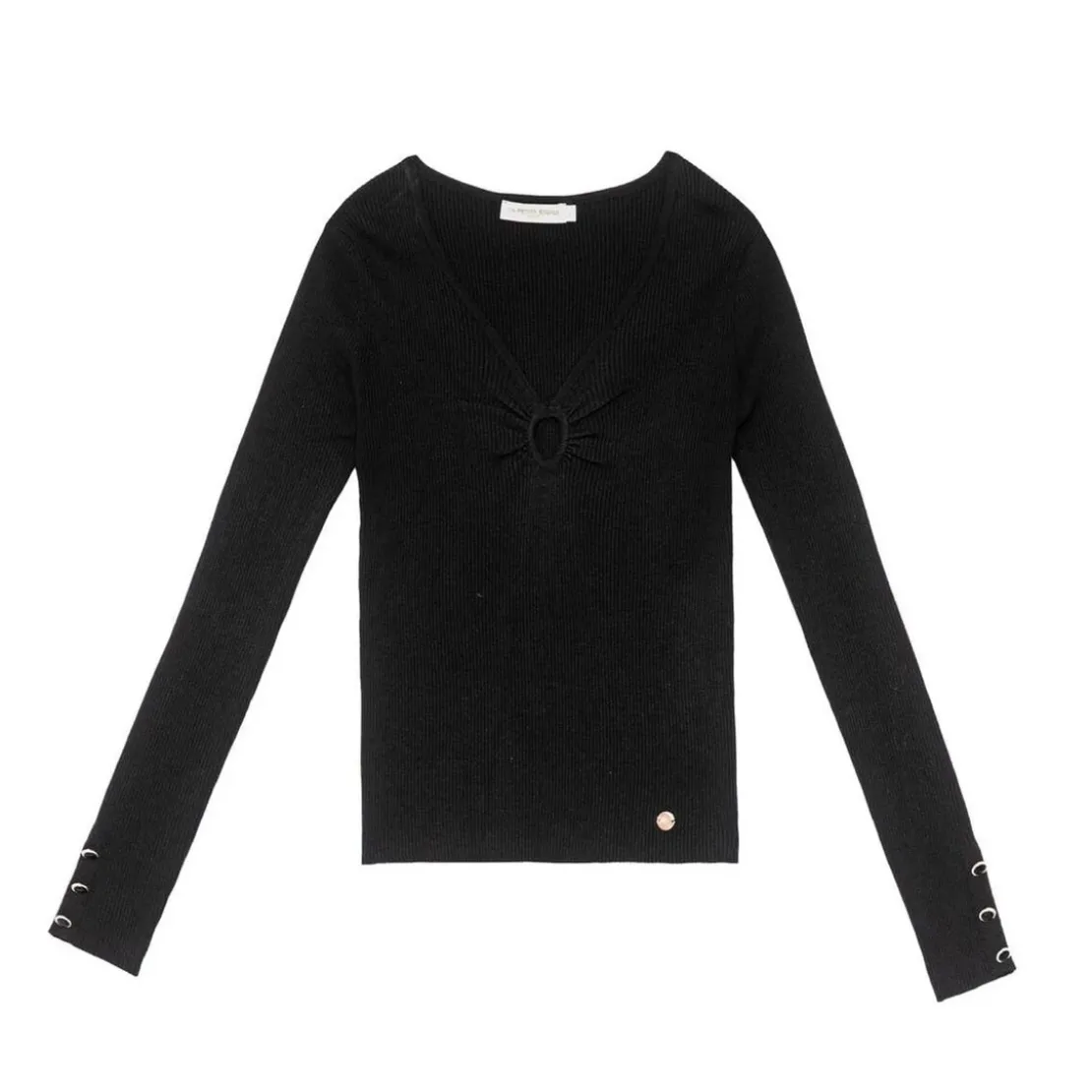 La Petite EtoilePull MOZA noir en viscose