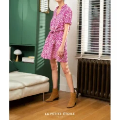 La Petite EtoileRobe CADLIA violet en viscose