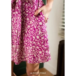La Petite EtoileRobe CADLIA violet en viscose