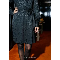 La Petite EtoileRobe FLYN noir en viscose
