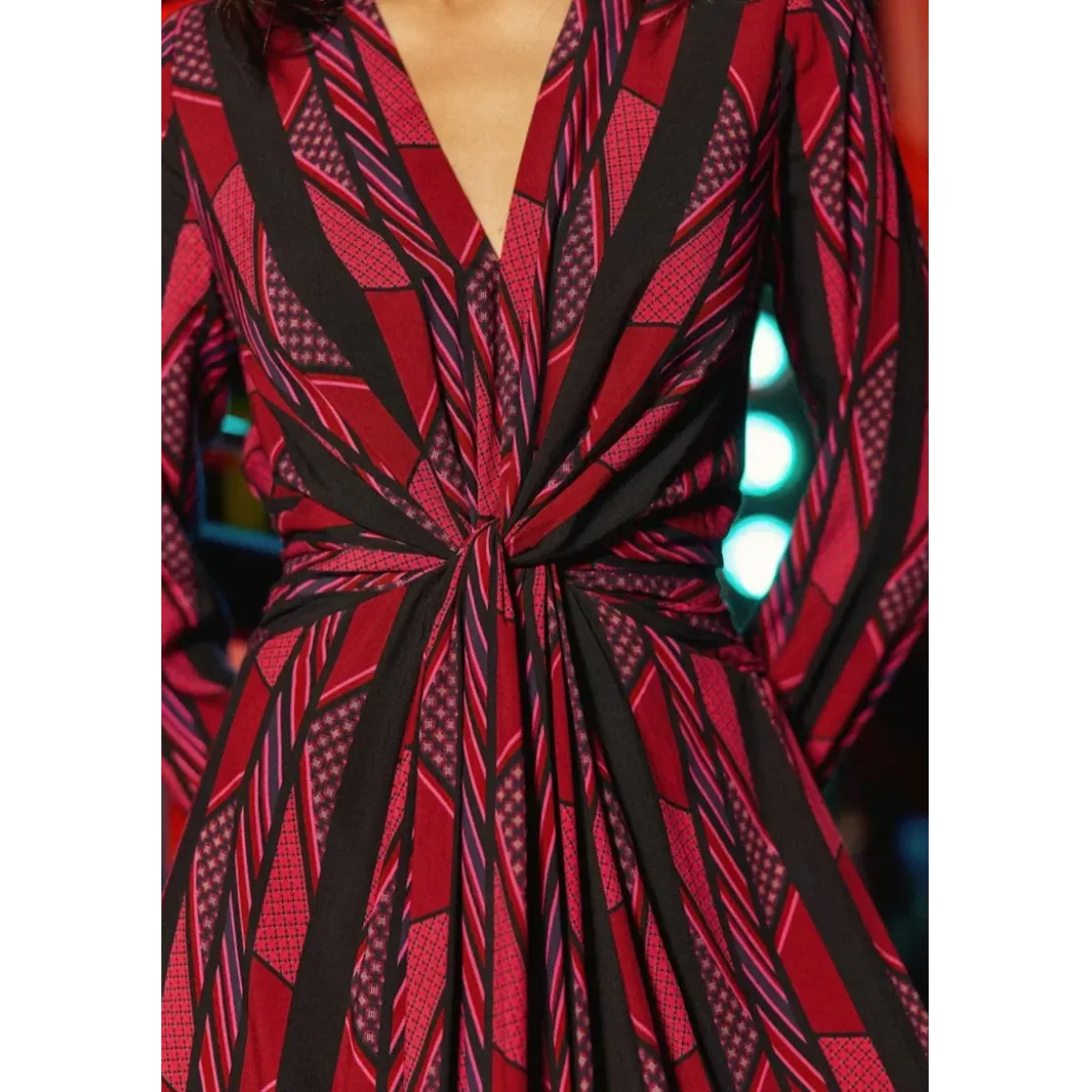 La Petite EtoileRobe Longue REY cravate en viscose