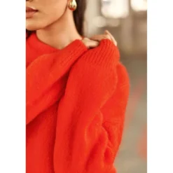 La Petite EtoileRobe Maille MAELLE rouge