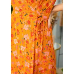 La Petite EtoileRobe Midi CARLANA orange
