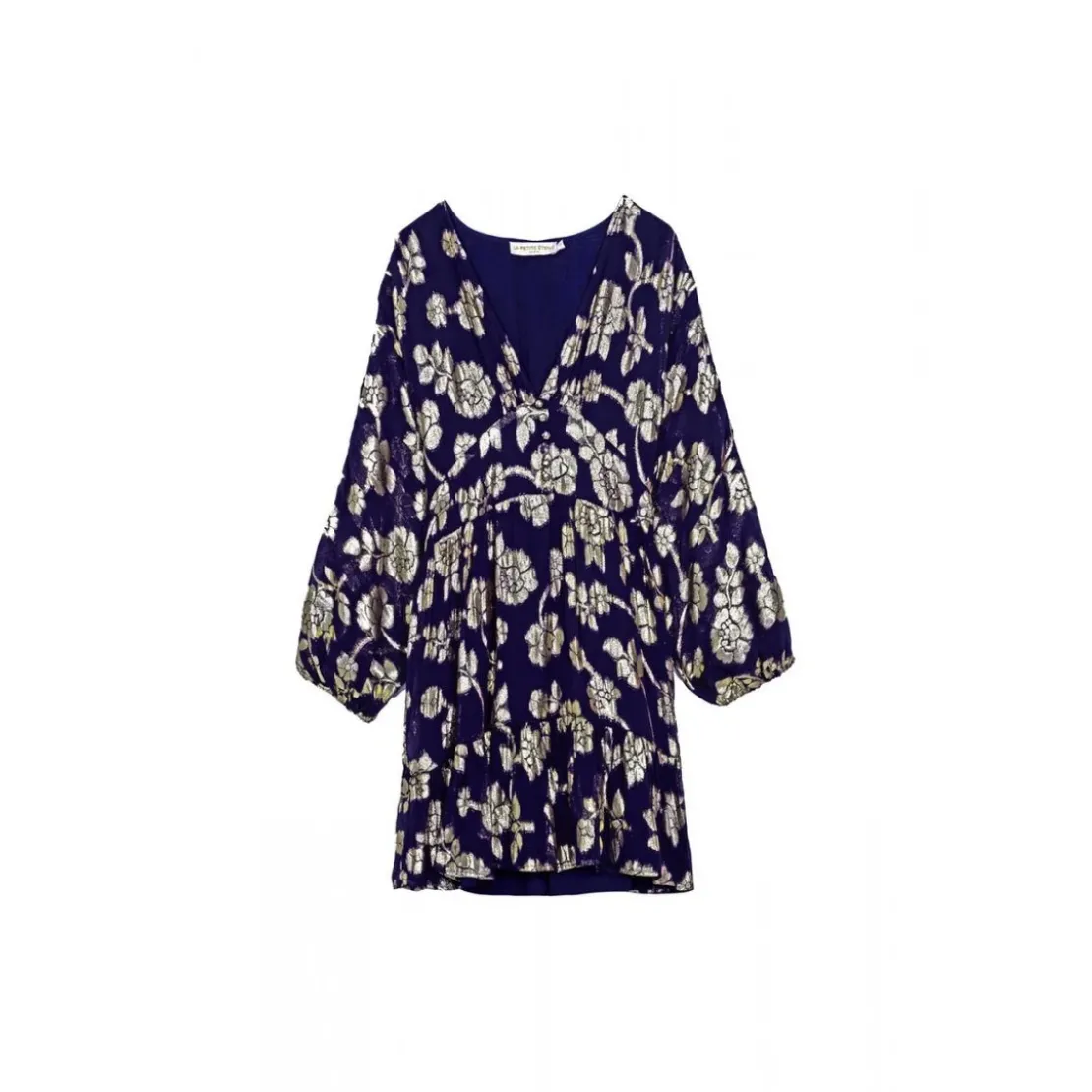 La Petite EtoileRobe NIDA bleu marine en viscose