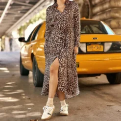 La Petite EtoileRobe RAMIA leopard en viscose