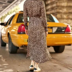 La Petite EtoileRobe RAMIA leopard en viscose