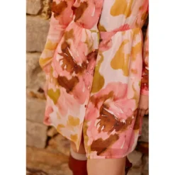 La Petite EtoileRobe RATIA romance en viscose rose