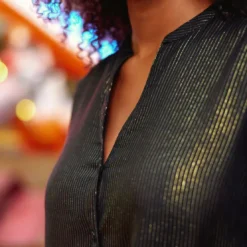 La Petite EtoileRobe ROSELIA noir en viscose