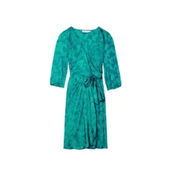 La Petite EtoileRobe Shima vert en viscose