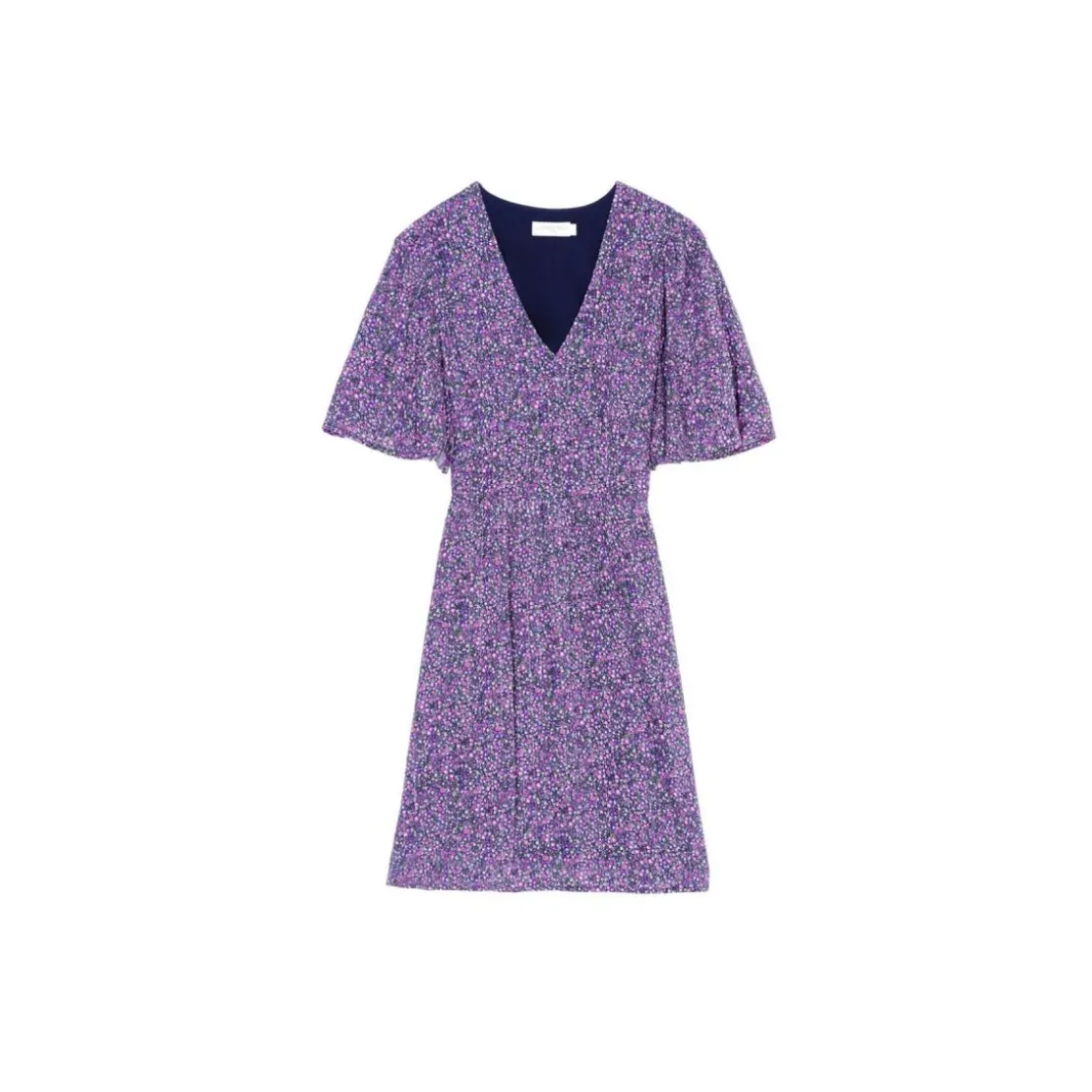 La Petite EtoileRobe violette manches courtes ZANA