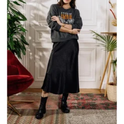 La Petite EtoileSweat EGERIE-SWEAT anthracite en viscose