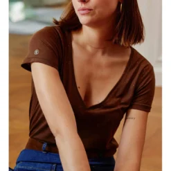 La Petite EtoileT-Shirt ELVIE - Choco chocolat