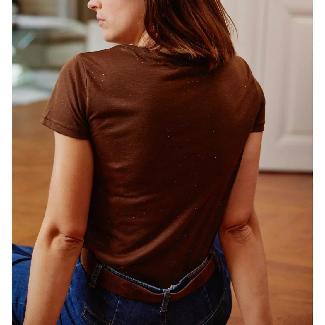 La Petite EtoileT-Shirt ELVIE - Choco chocolat