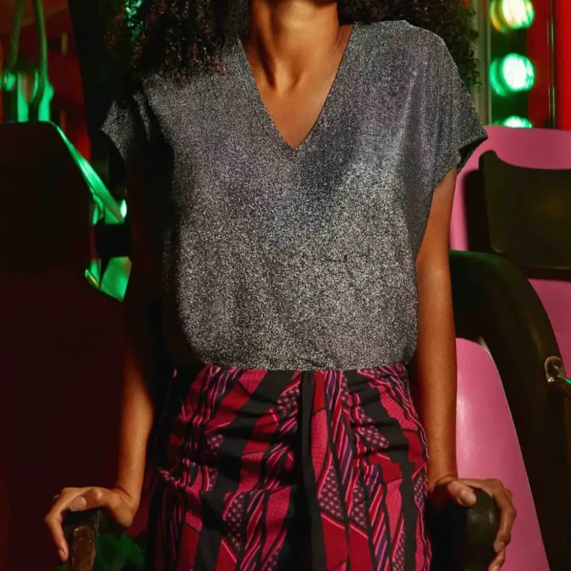 La Petite EtoileT-Shirt MARCELINA argent
